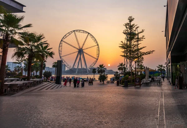 Dubai United Arab Emirates Jul 2018 Zicht Dubai Eye Ferris — Stockfoto