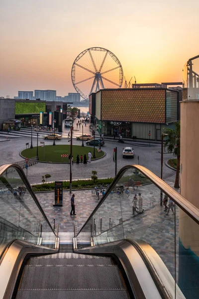 Dubai Emirados Arab Unidos Jul 2018 Vista Dubai Eye Ferris — Fotografia de Stock