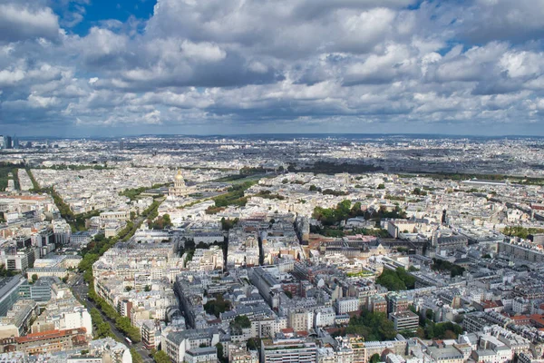2011年8月28日 フランス 2011年8月 パリの密度の高い建築物の高角度ビュー フランス — ストック写真