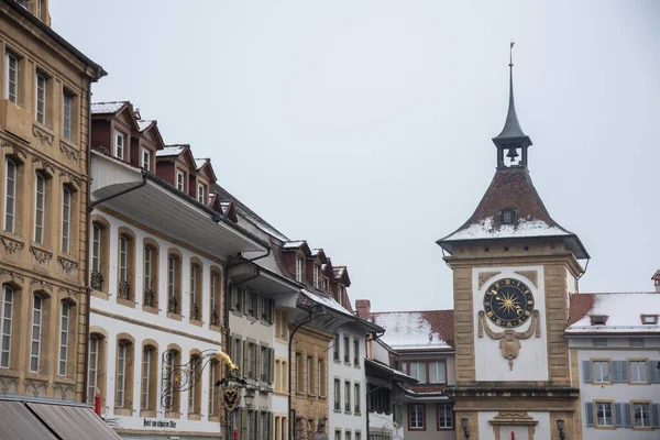 Beautiful Scenery Medieval Town Murten Switzerland — Stock Photo, Image