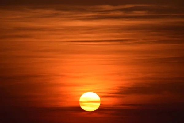 Солнце Закате Копировальным Пространством Фон Шаблон — стоковое фото