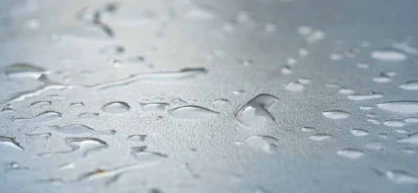 이비치는 빗방울로 표면에 선택적 — 스톡 사진