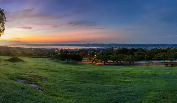 Naturskön Utsikt Över Staden Matanzas Kuba Från Berget Monserrate — Stockfoto