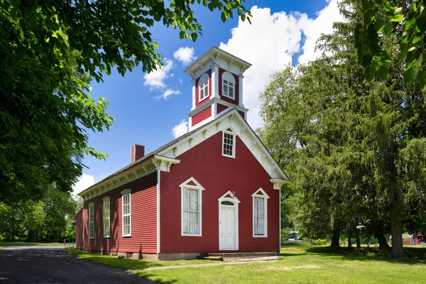 Χτισμένο 1873 South Branch School House Στο Branchburg New Jersey — Φωτογραφία Αρχείου