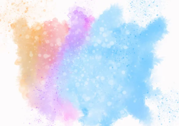 Color Spalsh Pastel White Backround — Stock Photo, Image