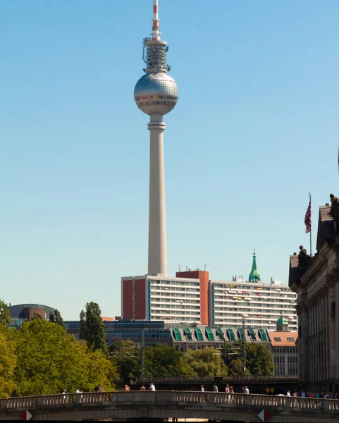 Großer Funkturm Der Stadt Berlin — Stockfoto
