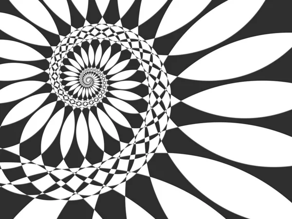 Μια Απεικόνιση Των Ασπρόμαυρων Γεωμετρικών Σχημάτων Καλό Για Ένα Φόντο — Φωτογραφία Αρχείου