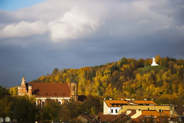 Építészet Tallinnban Észtországban Ősszel — Stock Fotó