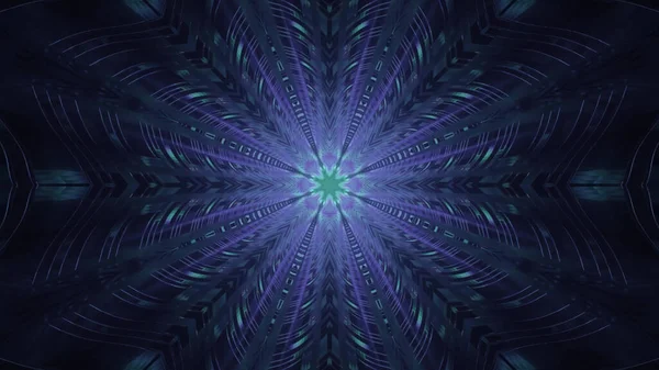 Kaleidoscopic Footage Purple Green Colors — Stock Photo, Image