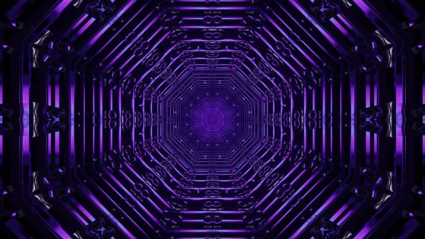 Калейдоскопический Фон Темно Фиолетовыми Черными Цветами — стоковое фото