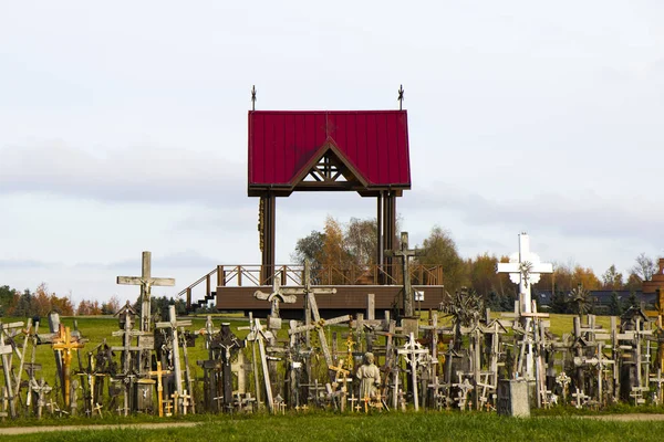 Heuvel Der Kruisen Noord Litouwen — Stockfoto