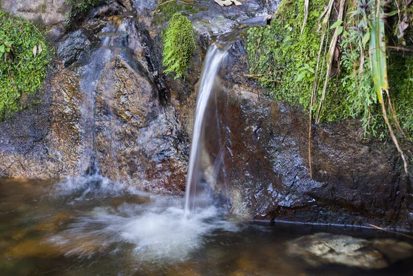 Mouvement Eau Capté Longue Exposition Dans Les Montagnes Guatemala Eau — Photo