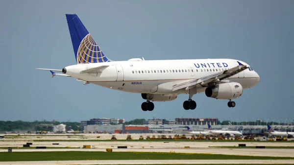 Chicago United States Jul 2021 United Airlines Boeing 787 Dreamliner — Stockfoto