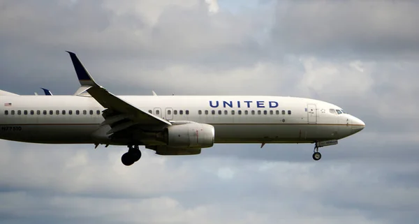 Chicago Förenade Staterna Jul 2021 United Airlines Boeing 737 Flygplan — Stockfoto