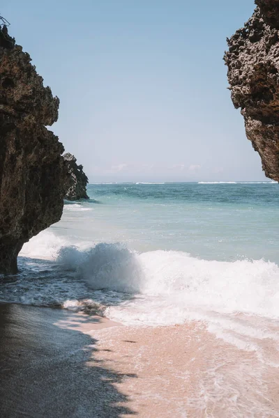 Una Hermosa Playa Nusa Dua Bali — Foto de Stock