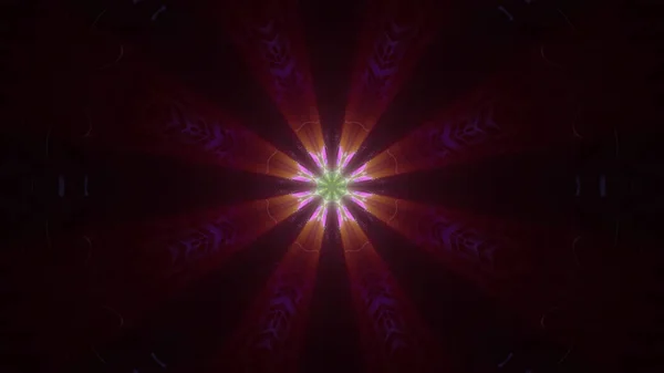 Kaleidoscopic Background Bright Red Green Lights — Stock Photo, Image