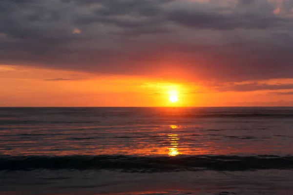 Una Hermosa Vista Atardecer Desde Bahía Arugam Sri Lank — Foto de Stock