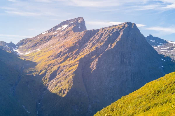 Paisaje Montañoso Sunnmore Durante Otoño Noruega — Foto de Stock