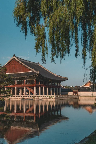 Tgyeonghoeru Pavilon Gyeongbokgung Királyi Palotában Szöul Dél Korea — Stock Fotó