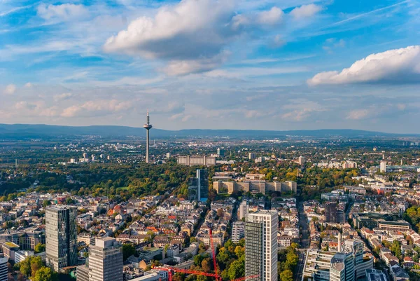 Trevlig Stadsbild Frankfurt Tyskland — Stockfoto