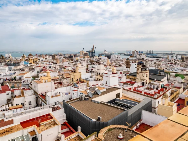 Uma Bela Paisagem Urbana Cádiz Espanha — Fotografia de Stock