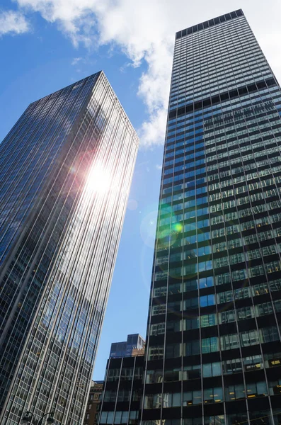 Eine Vertikale Aufnahme Eines Hochhauses New York Usa — Stockfoto