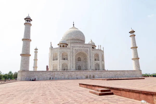 Glorioso Mausoleo Taj Mahal Agra India Durante Día — Foto de Stock
