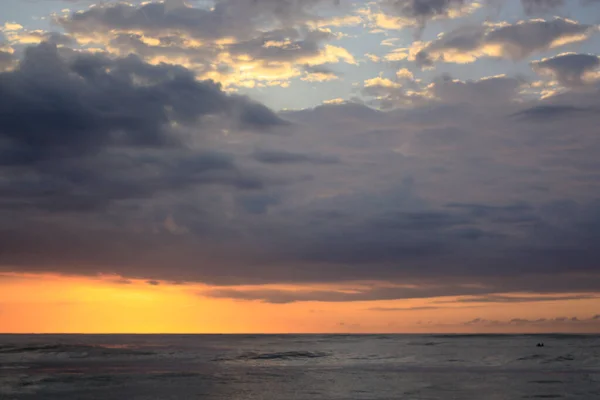 Arugam Bay Jihovýchodním Pobřeží Srí Lanky Během Krásného Západu Slunce — Stock fotografie