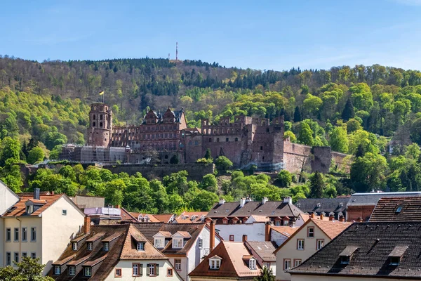 Słoneczny Widok Heidelberg Niemcy — Zdjęcie stockowe