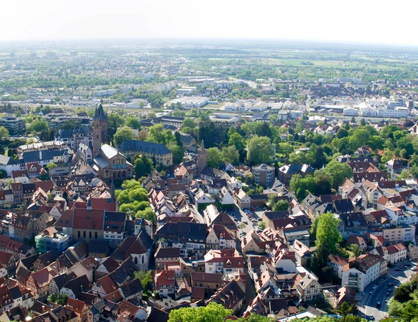 Trevlig Stadsbild Weinheim Tyskland — Stockfoto