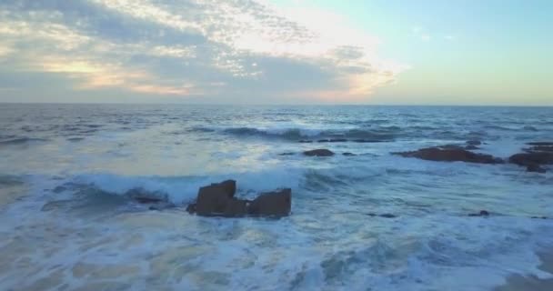 Piękny Krajobraz Morski Tło Natury — Wideo stockowe