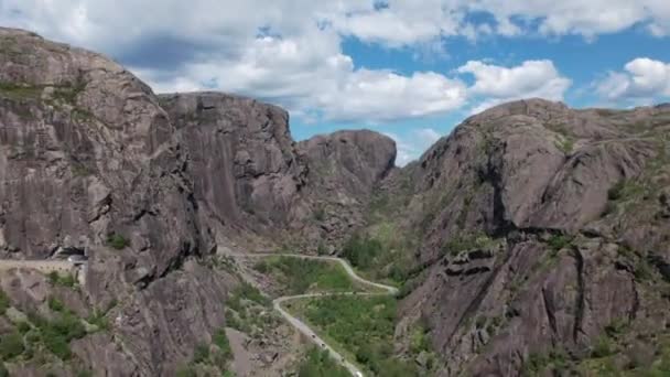 Prachtig Uitzicht Bergen — Stockvideo