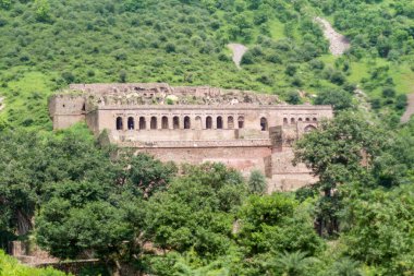 A beautiful landscape with Bhangarh Fort, Rundh, India clipart
