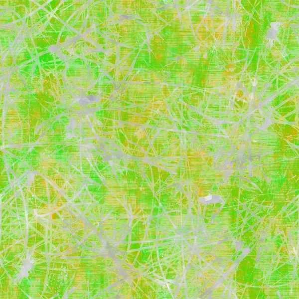 Yeşil Boyalı Soyut Çizilmiş Metal Bir Arkaplan Çizimi — Stok fotoğraf