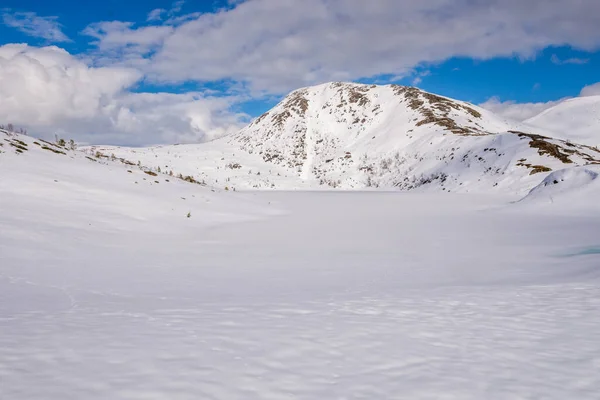 Хороший Зимний Пейзаж Волде Норвегия — стоковое фото