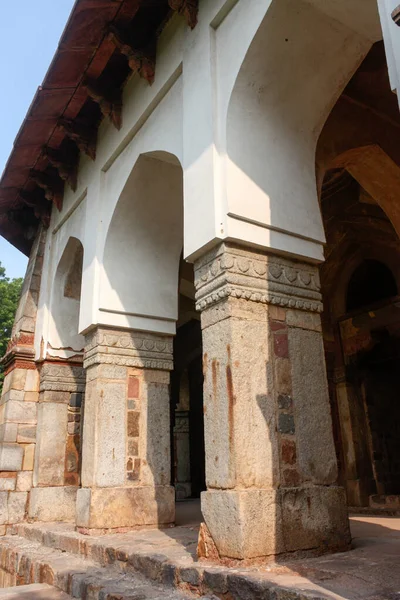 Μια Κάθετη Λήψη Των Μνημείων Mughal Στο Lodi Gardens Lodhi — Φωτογραφία Αρχείου