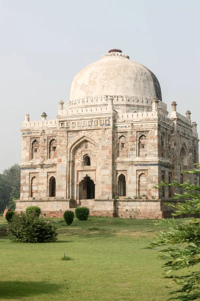 Les Monuments Architecturaux Moghols Des Jardins Lodi Inde — Photo