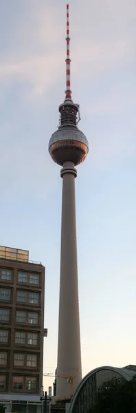 Берлинская Телебашня Берлине Германия — стоковое фото