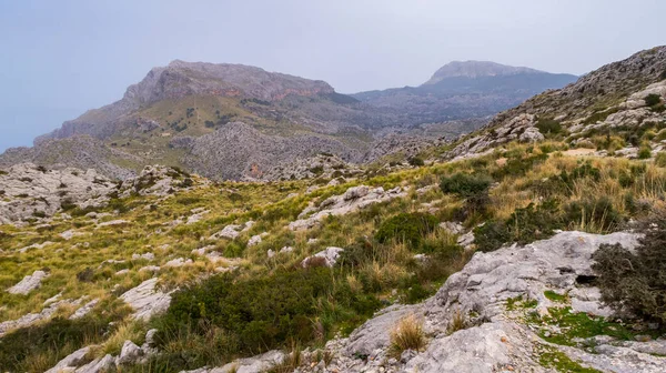 Krajobraz Serra Tramuntana Majorka Hiszpania — Zdjęcie stockowe