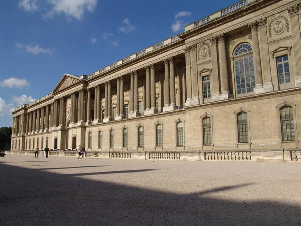 Paris France Aug 2010 Architecture Details Louvre Museum Paris City — стокове фото