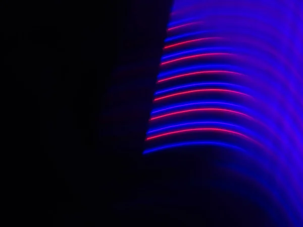 Een Illustratie Van Geleidelijke Ritmische Lichte Paden Heldere Draden — Stockfoto