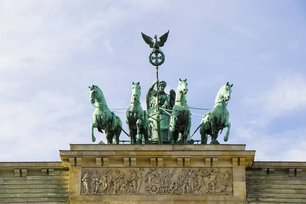 Das Berühmte Brandenburger Tor Berlin — Stockfoto