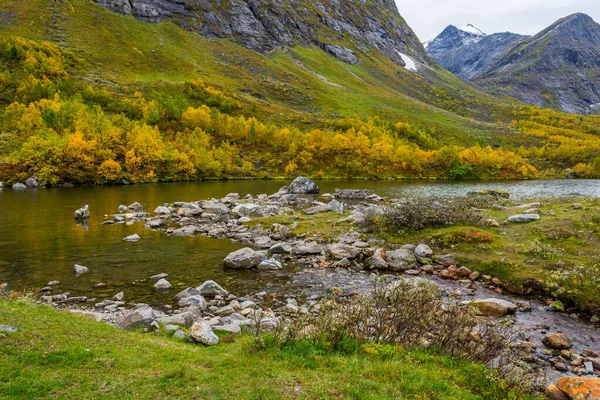 Krásná Fotografie Horské Krajiny Sunnmore Norsko — Stock fotografie