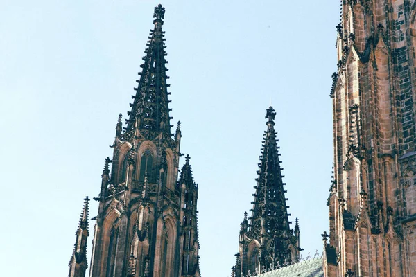 Kirche Und Burgen Prag Tschechien — Stockfoto