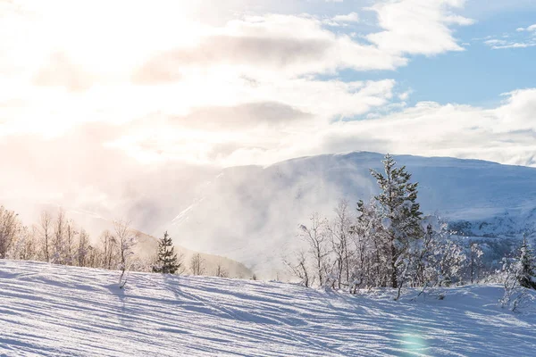 Bellissimo Comprensorio Sciistico Volda Norvegia — Foto Stock