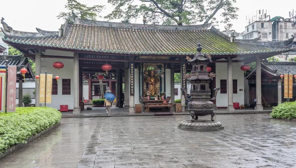 Bela Fachada Templo Guangzhou China — Fotografia de Stock