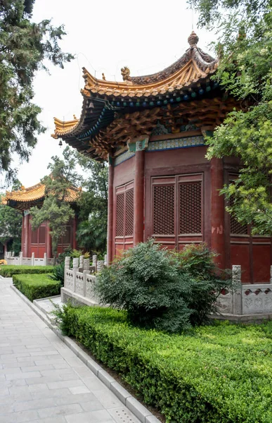 Çin Deki Tarihi Binaların Dikey Görüntüsü — Stok fotoğraf
