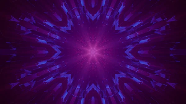 Ein Blinkender Leuchtend Lila Kaleidoskopischen Hintergrund Für Tapeten — Stockfoto