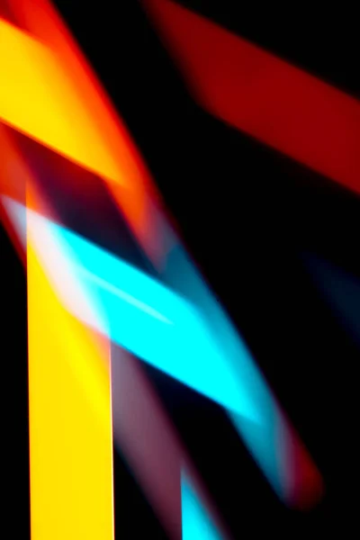 Luzes Coloridas Brilhantes Criando Fundo Abstrato — Fotografia de Stock