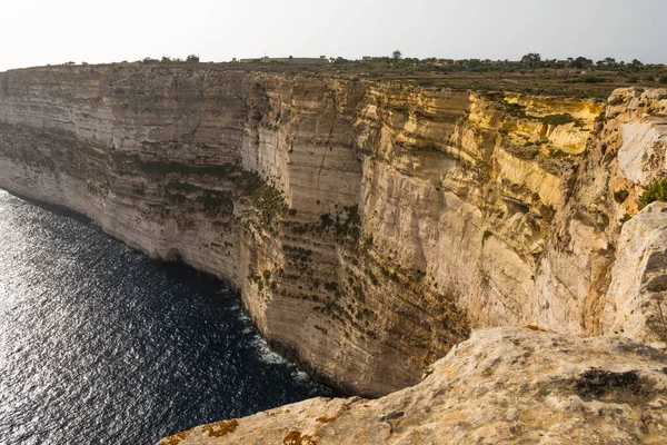 Piękny Krajobraz Klifów Cenc Malcie — Zdjęcie stockowe